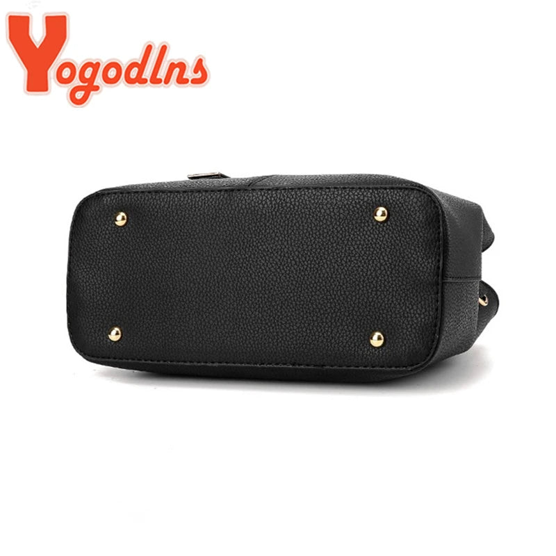 Yogodlns-Bolsa De Couro De Luxo