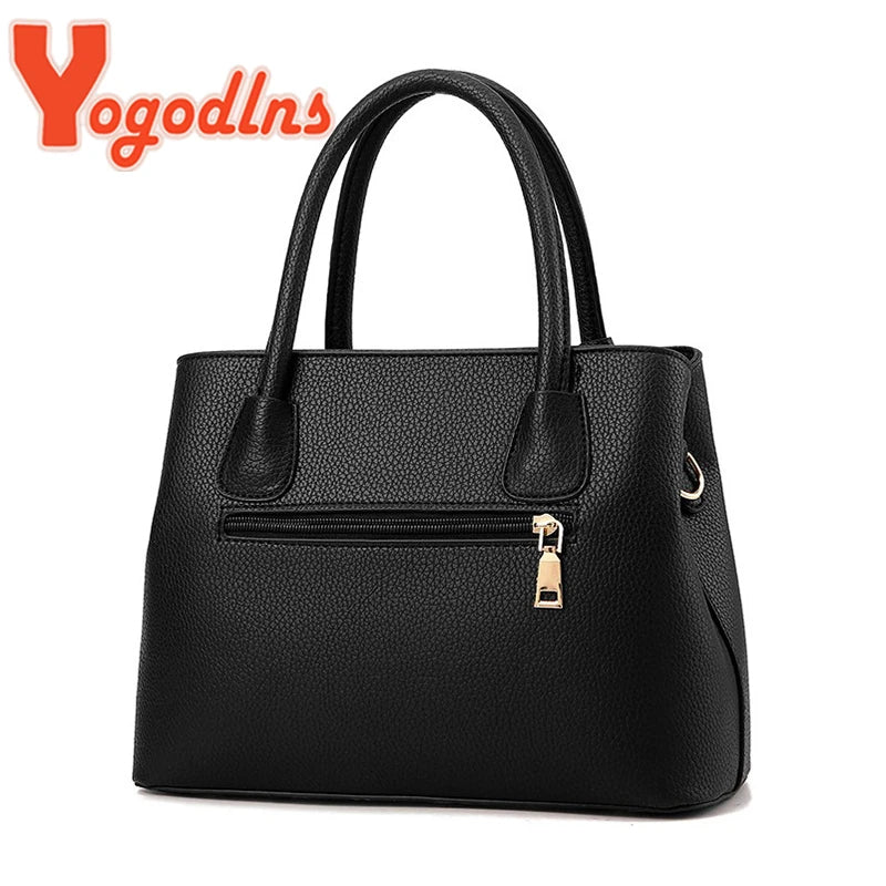 Yogodlns-Bolsa De Couro De Luxo